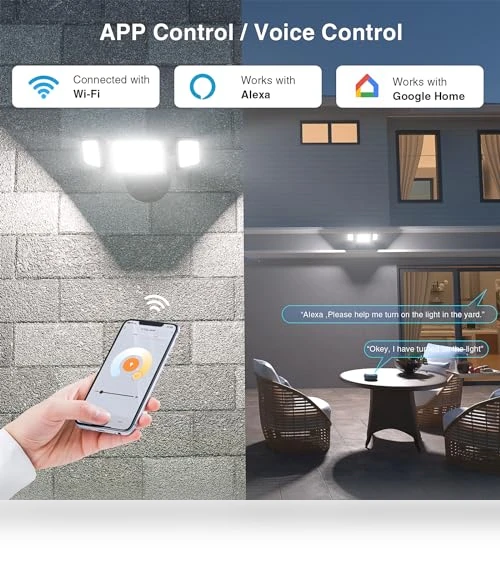 Smart LED Flood Lights Outdoor — Outdoor Security & Flood Lighting, Onforu