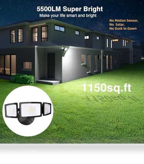 Smart LED Flood Lights Outdoor — Outdoor Security & Flood Lighting, Onforu