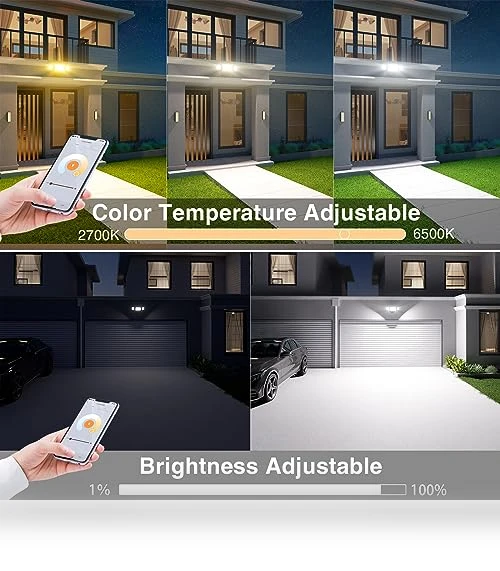 Smart LED Flood Lights Outdoor — Outdoor Security & Flood Lighting, Onforu