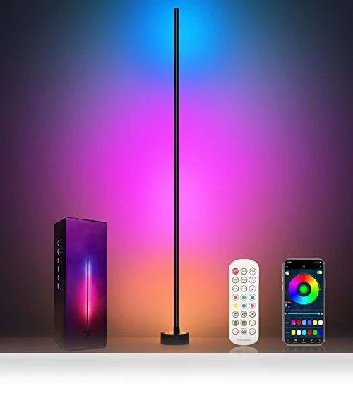 Smart RGB LED Corner Floor Lamp — LED, Miortior