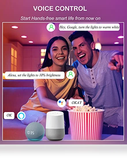 Smart WiFi LED Recessed Lights — LED, CLOUDY BAY