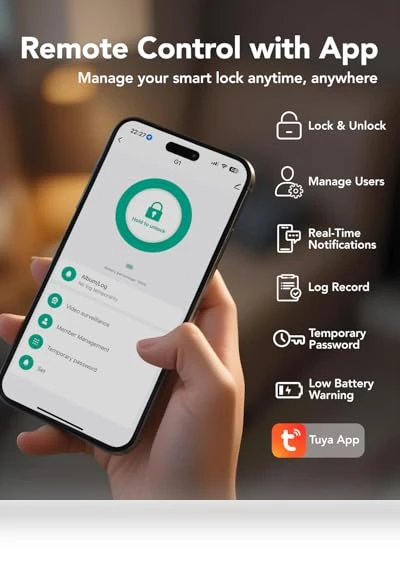 Video Smart Lock with Camera & Doorbell — Deadbolts, Devo
