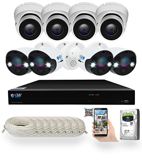 8 Channel 4K NVR Smart Home Security Camera System — Smart Home Security, GW Security