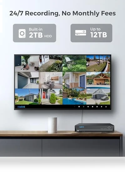 8CH 4K Home Security Camera System — Security Cameras, Reolink