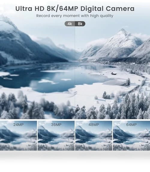 8K Digital Camera for Photography and Vlogging — Video Cameras, UIKICON