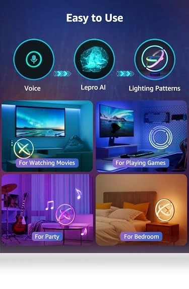 AI Smart Table Lamp — LED, Lepro