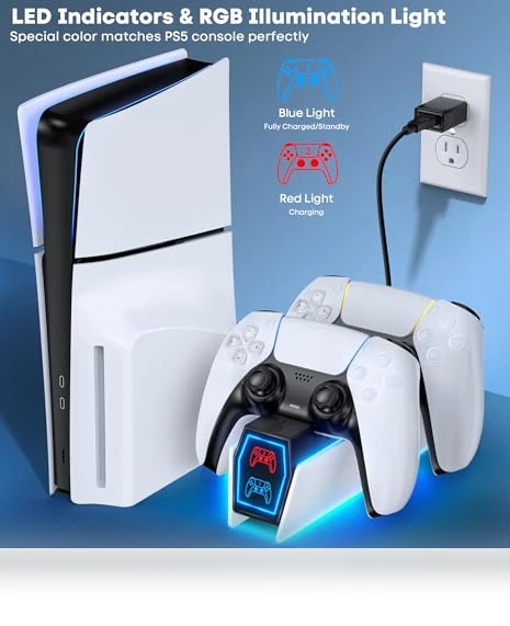 Controller Charger with Fast Charging AC Adapter — Power Accessories, OIVO