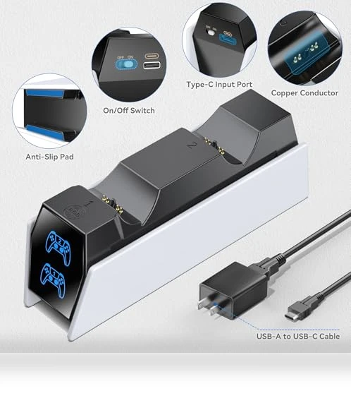 Controller Charger with Fast Charging AC Adapter — Power Accessories, OIVO
