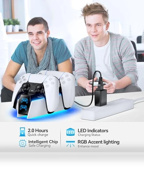 Controller Charger with Fast Charging AC Adapter — Power Accessories, OIVO