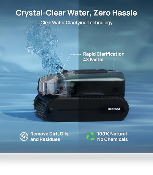 Cordless Pool Vacuum Robot — Automated Pool Maintenance, Beatbot
