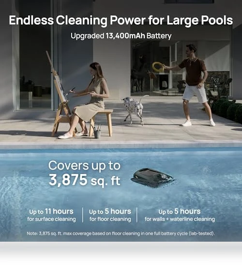 Cordless Pool Vacuum Robot — Automated Pool Maintenance, Beatbot