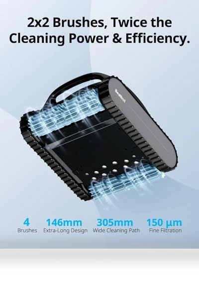 Cordless Robotic Pool Vacuum Cleaner — Automated Pool Maintenance, Beatbot