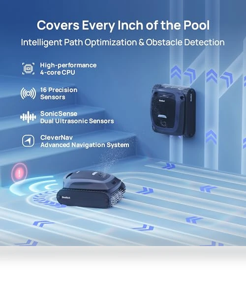 Cordless Robotic Pool Vacuum Cleaner — Automated Pool Maintenance, Beatbot