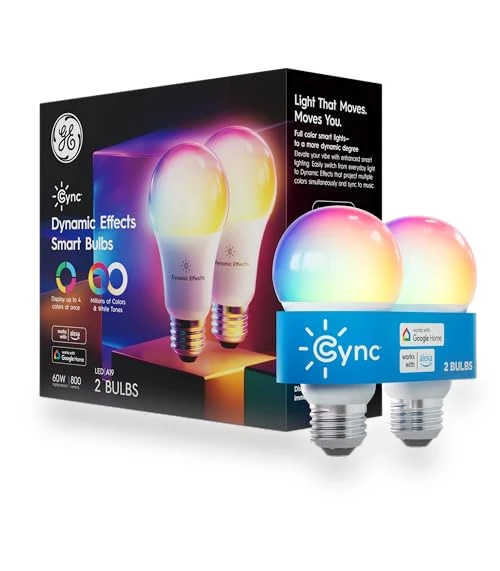 Dynamic Effects Smart LED Light Bulb — LED, Cync