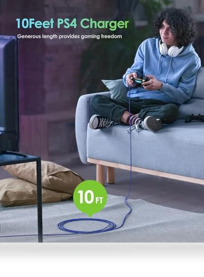 Extra Long Micro USB Charging Cable — Charging Solutions, 6amLifestyle
