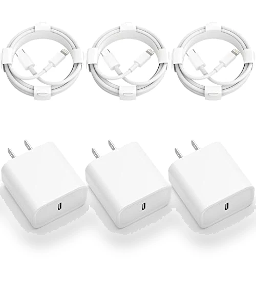 Fast Charging USB C Wall Charger with Lightning Cable — Lightning, CQDKWG