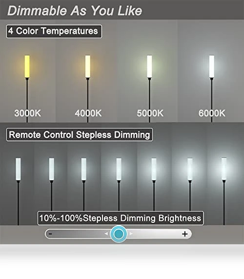 Floor Lamp with Remote Control — Wall Lighting, Nukanu