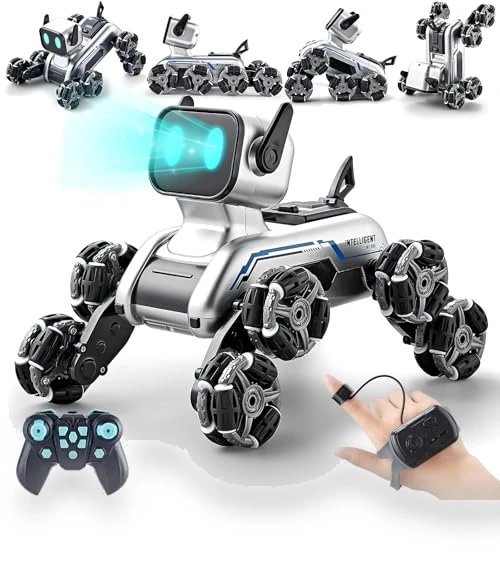 Gesture Sensing Stunt Robot Dog RC Car — Interactive Figures & Robots, Aprilwolf