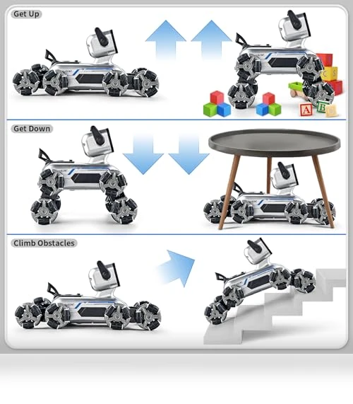 Gesture Sensing Stunt Robot Dog RC Car — Interactive Figures & Robots, Aprilwolf
