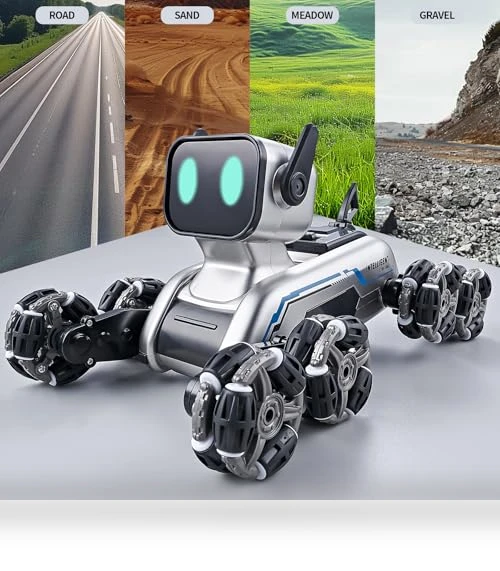 Gesture Sensing Stunt Robot Dog RC Car — Interactive Figures & Robots, Aprilwolf