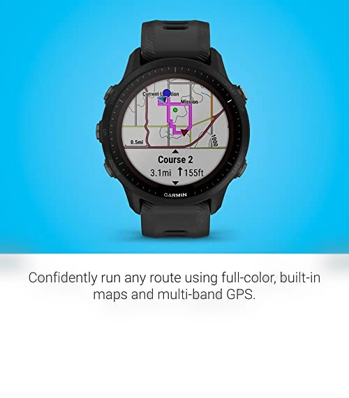 GPS Running Smartwatch with Solar Charging — GPS Units, Garmin