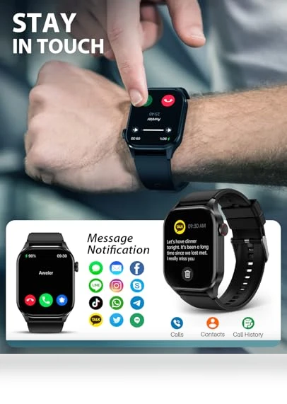 Infrared True Blood Oxygen Monitor Smart Watch — Smartwatches, SOUYIE