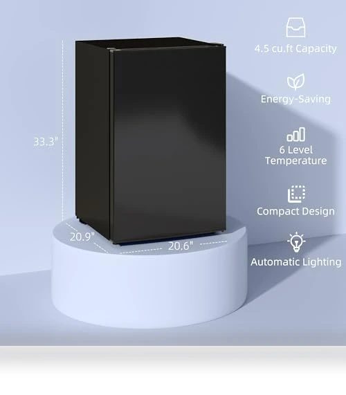 Mini Fridge with Freezer — Mini Fridges, HOMCOM