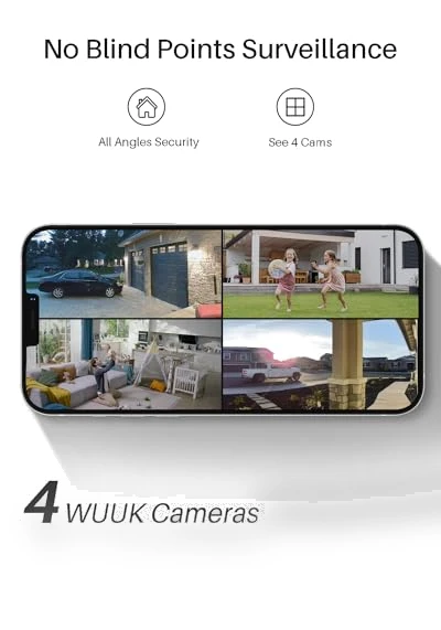 Outdoor Security Camera Wireless — Smart Home Security, WUUK