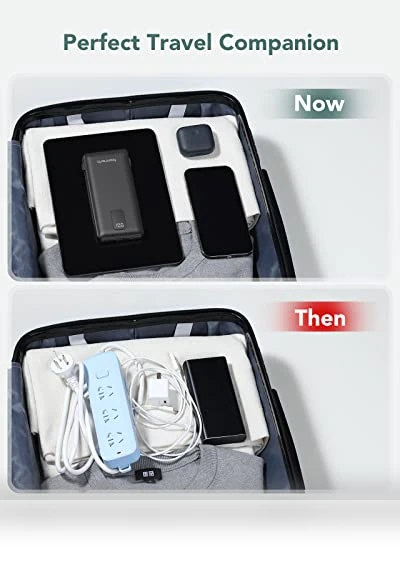 Portable Charger with Built-in Cables & Wall Plug — Mobile Power Solutions, Charmast