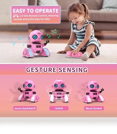 Rechargeable Remote Control Robot — Interactive Figures & Robots, Dzxlin