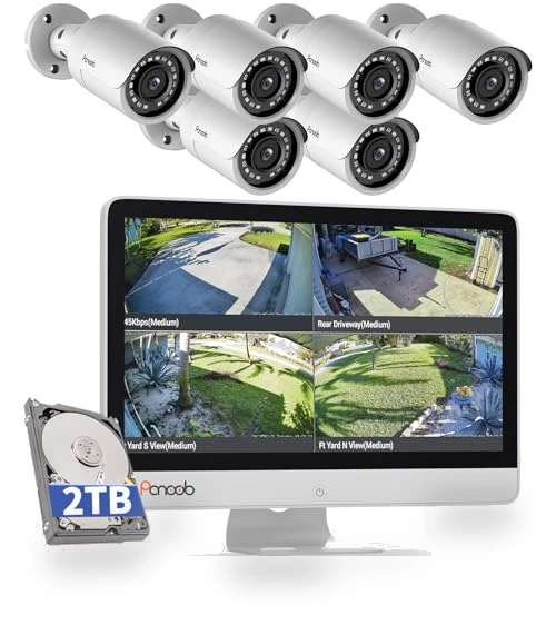 Security Camera System with Monitor — Security Cameras, PANOOB