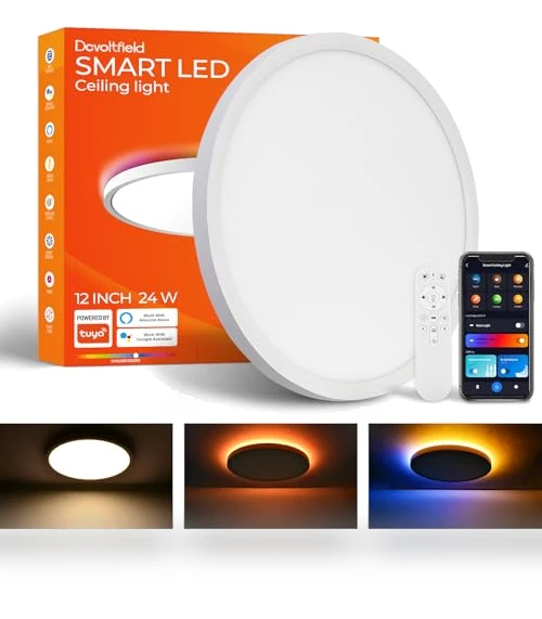 Smart LED Ceiling Light — LED, Dcvoltfield