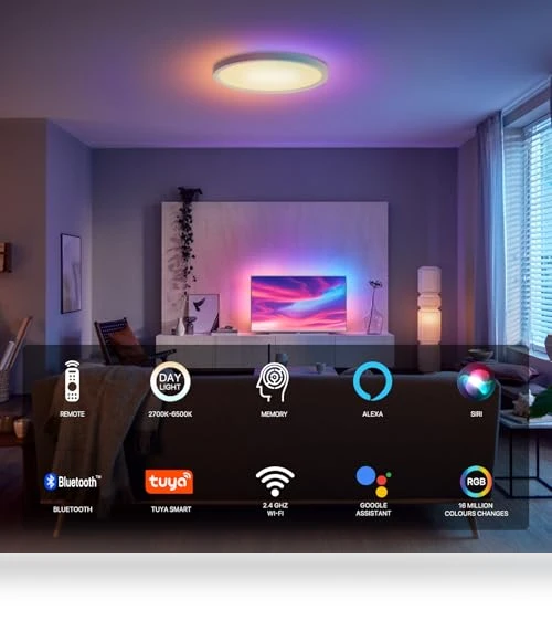 Smart LED Ceiling Light — LED, Dcvoltfield