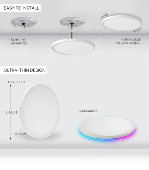 Smart LED Ceiling Light — LED, Dcvoltfield