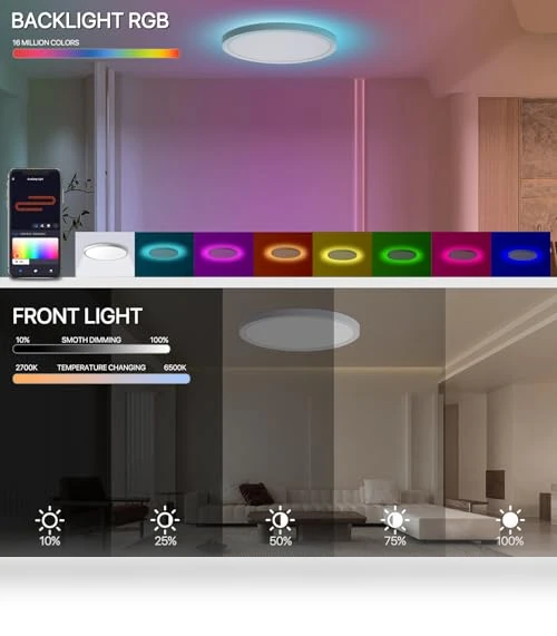 Smart LED Ceiling Light — LED, Dcvoltfield