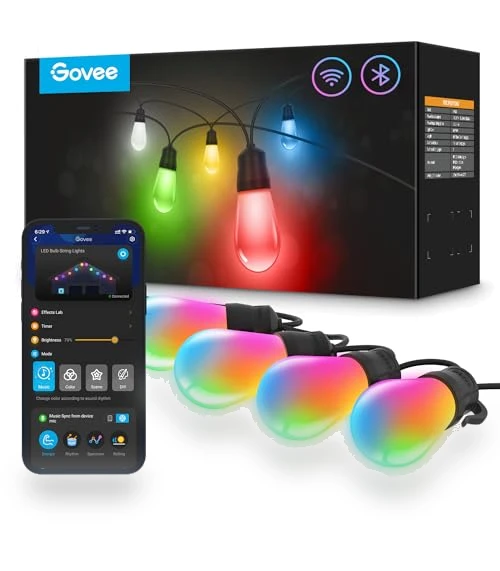 Smart Outdoor String Lights — Outdoor String Lights, Govee
