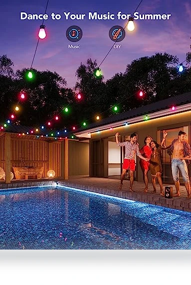Smart Outdoor String Lights — Outdoor String Lights, Govee