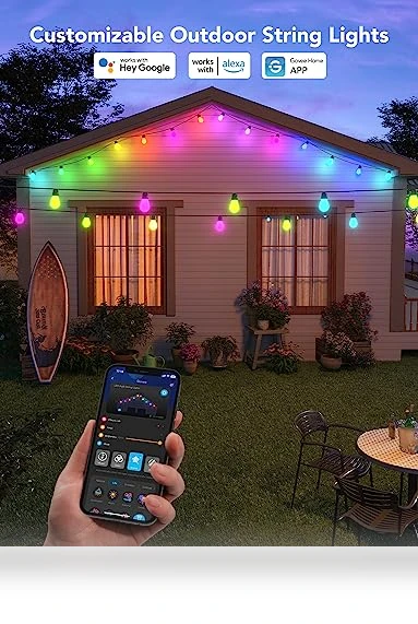 Smart Outdoor String Lights — Outdoor String Lights, Govee