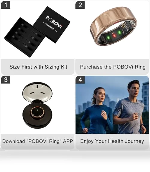 Smart Ring - Sleep/Stress/HR Tracker — Smartwatches, POBOVi
