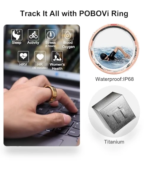 Smart Ring - Sleep/Stress/HR Tracker — Smartwatches, POBOVi