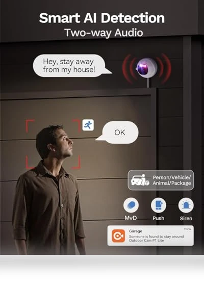 Smart Security Camera System — Smart Home Security, LongPlus