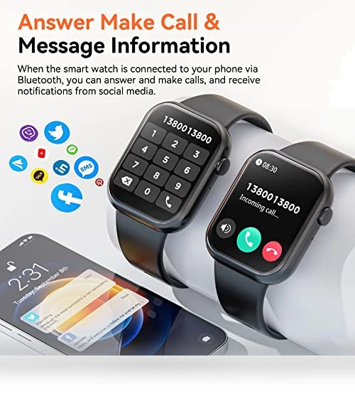 Smart Watch with Answer/Make Call — Smartwatches, Hwagol