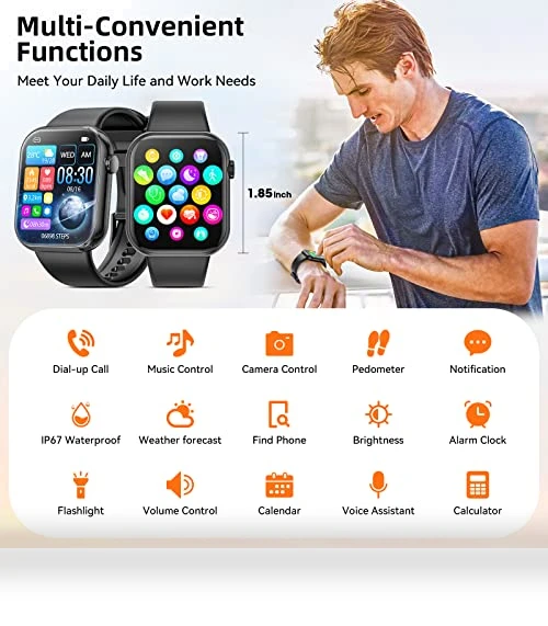 Smart Watch with Answer/Make Call — Smartwatches, Hwagol