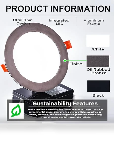 Smart WiFi LED Recessed Lights — LED, CLOUDY BAY