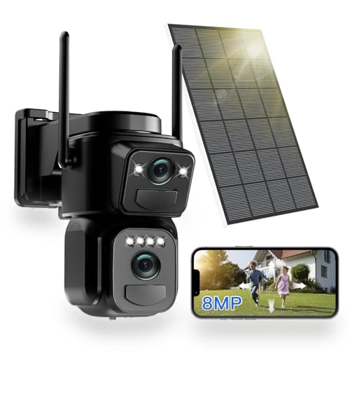 Solar Security Cameras Wireless Outdoor — Smart Home Security, BEZOMIZ