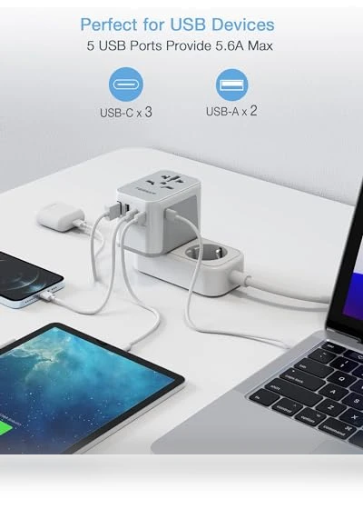 Universal Travel Adapter — Charging Solutions, TESSAN