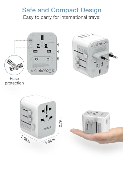 Universal Travel Adapter — Charging Solutions, TESSAN