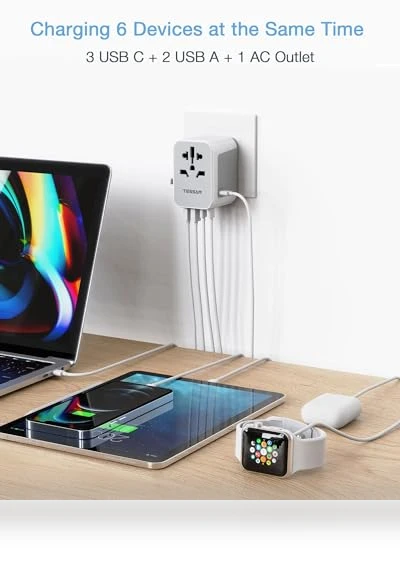 Universal Travel Adapter — Charging Solutions, TESSAN