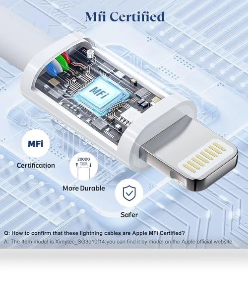 USB C to Lightning Cable — Lightning, RCTech