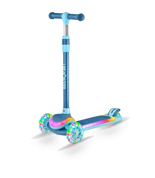 3-Wheel Kids Scooter with Multi-Color Lights — Push Scooters, Lifemaster